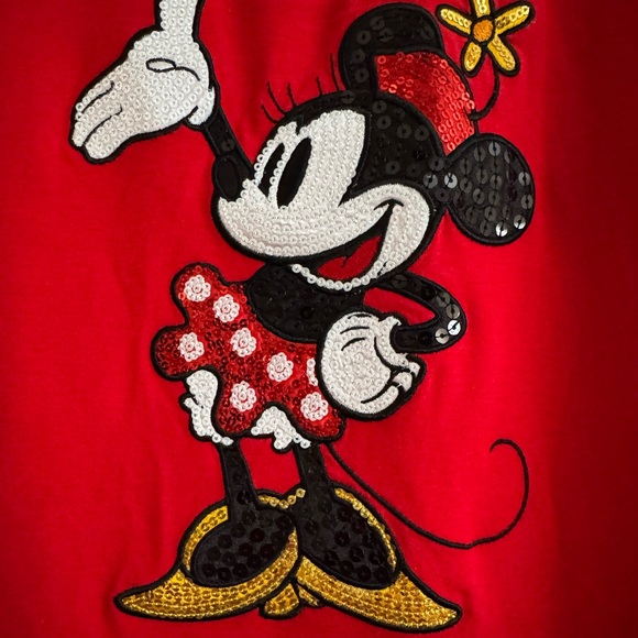 Disney Tops - Disneyland Resort Minnie Red Graphic Tee Cotton Blend Size 3X